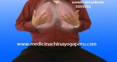 Ilustración de los pulmones en la práctica de sonidos curativos