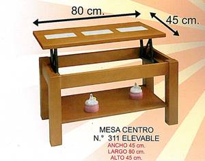 MESA DE CENTRO PEQUEA - MUEBLES CEREZALES